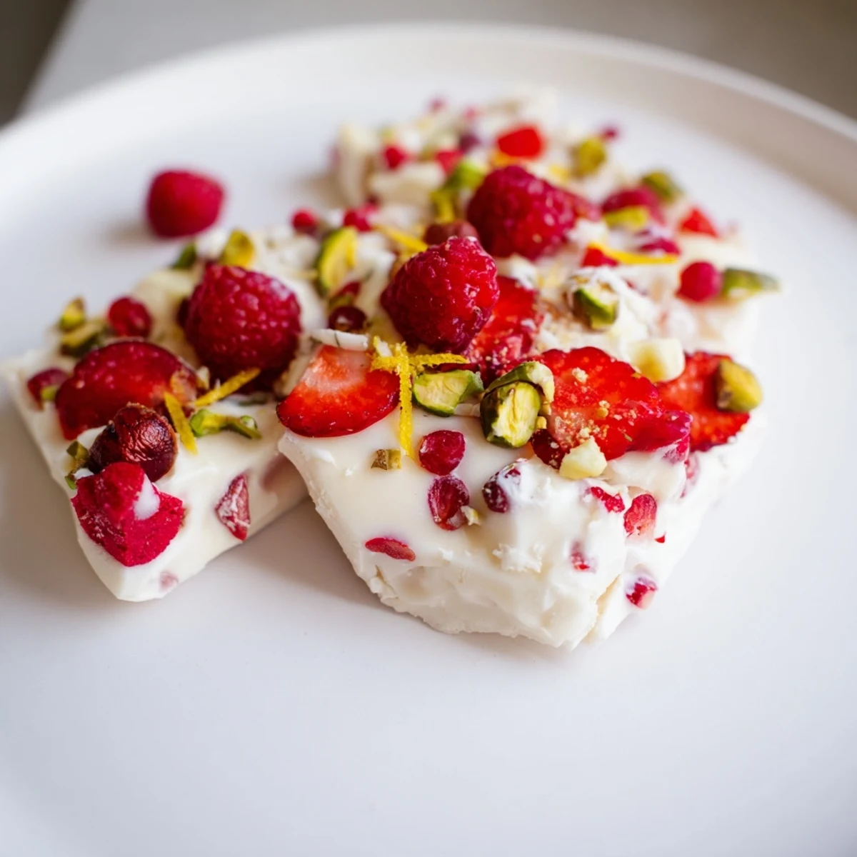 Frozen Yogurt Bark Berries