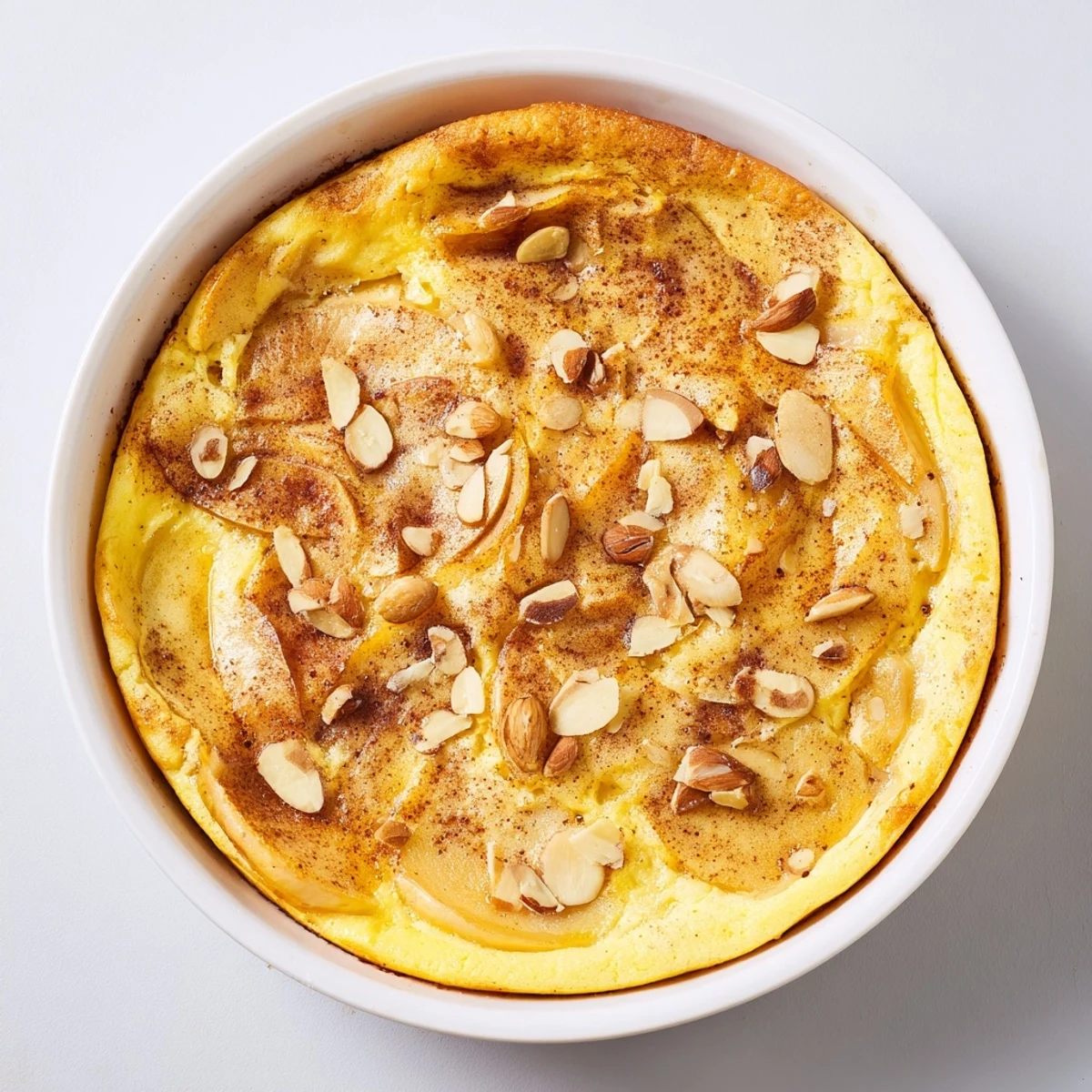 Warm and inviting, this delicious Rustic Crustless Apple Pie is a classic American treat.