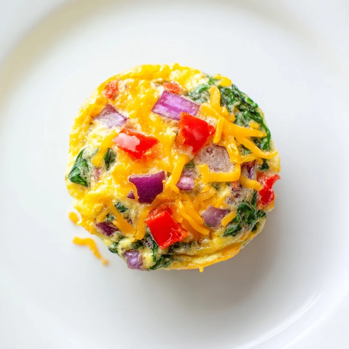 Delicious veggie egg muffins packed with spinach; expect a satisfying protein-filled snack.
