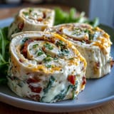 Turkey Cheese Spinach Pinwheels