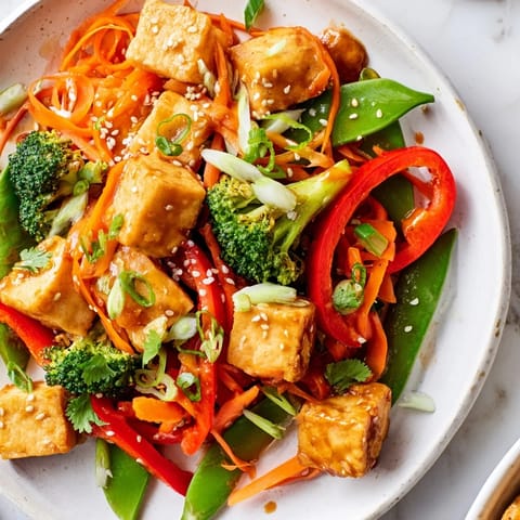 Sesame Ginger Tofu Stir-Fry
