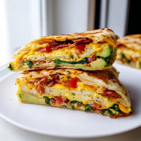 Crispy Breakfast Wrap Folded