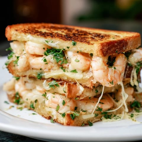 Quick Shrimp Grilled Cheese