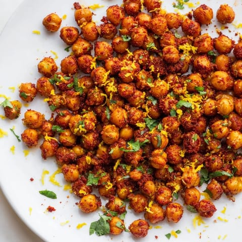 Harissa Chickpea Crisp Snack
