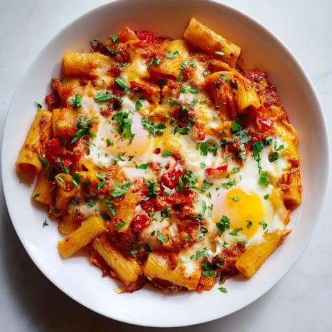 Shakshuka Baked Pasta
