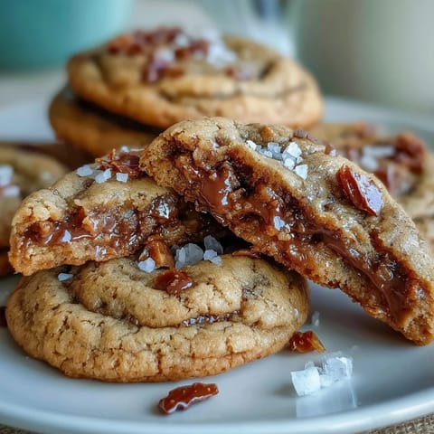 Golden-brown Hojicha and Brown Butter Cookies with crisp edges and chewy centers arranged on a wire rack. 