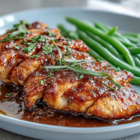 Honey Mustard Chicken Green Beans