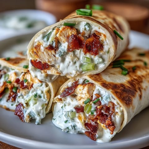 Buffalo Chicken Cream Cheese Pinwheel Wraps with creamy filling and zesty sauce, perfect for party appetizers or game day snacking.