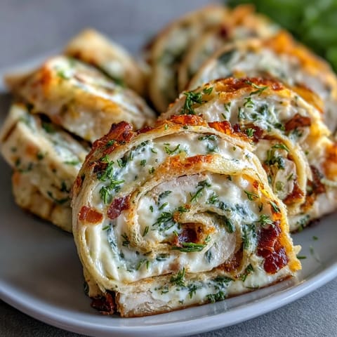 Turkey, cheese, and spinach tortilla pinwheels arranged on a white platter, showcasing colorful layers of meat, cheese, and greens in each spiral.