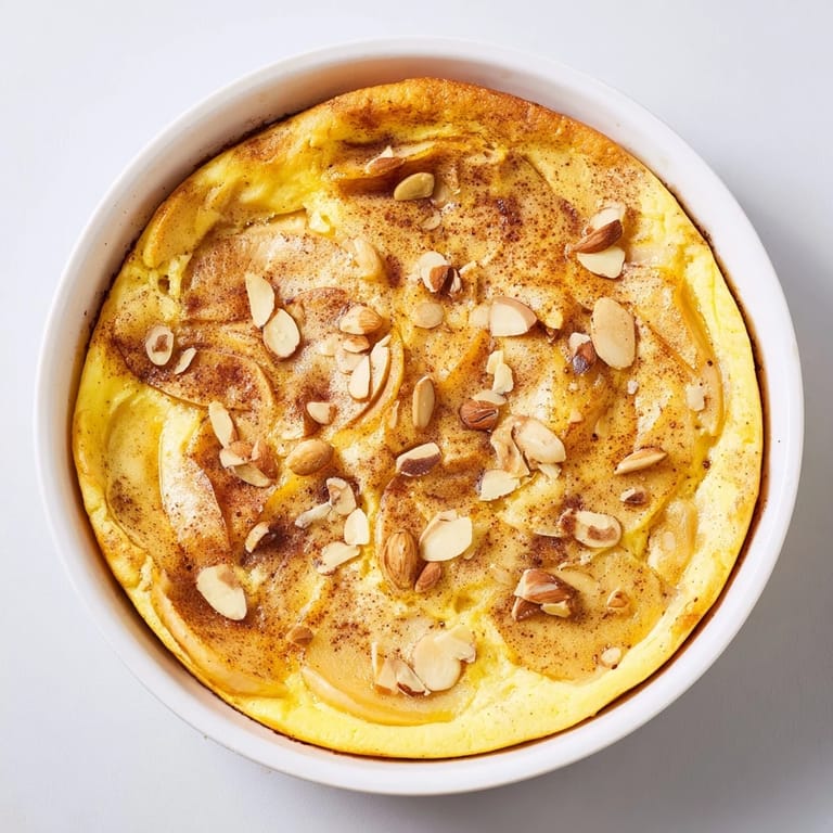 Warm and inviting, this delicious Rustic Crustless Apple Pie is a classic American treat.