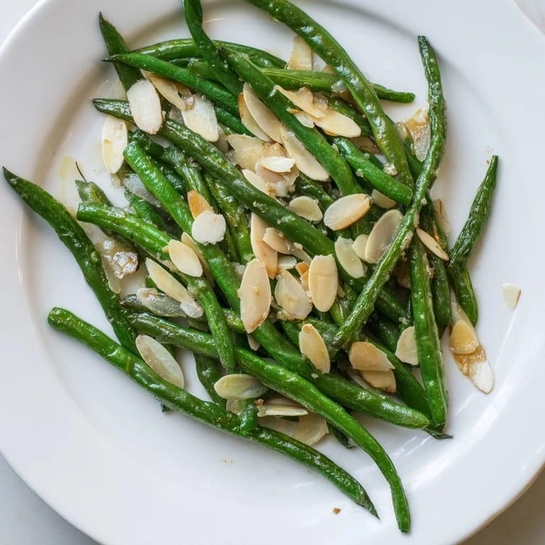 Imagine tender, crisp Sautéed Green Beans with Garlic and Almonds; a simple recipe, bursting with flavor and texture.