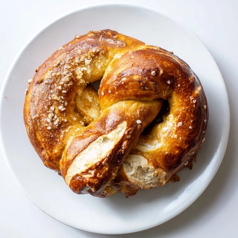 Enjoy the delicious aroma of freshly baked Homemade Soft Pretzels, perfect for sharing and snacking.