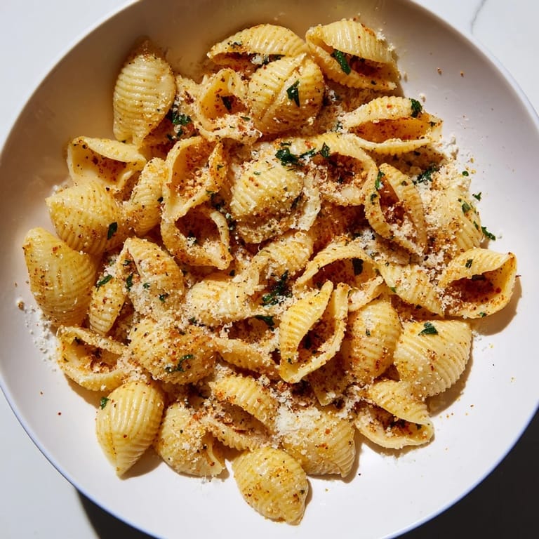 Close-up shot shows crispy edges of air fryer pasta gnocchi, a savory appetizer to enjoy.
