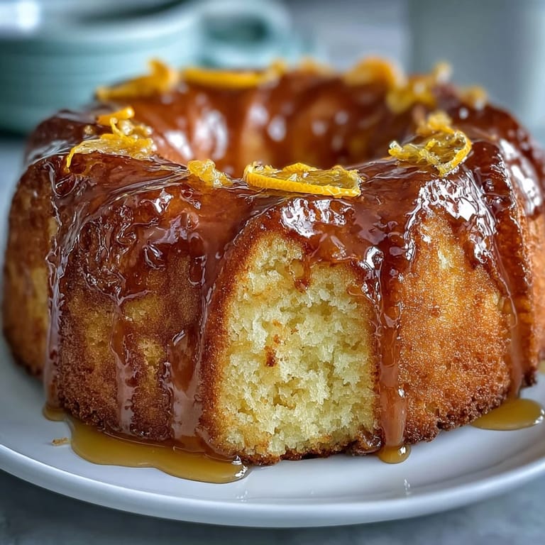 Moist and tender Lemon Drizzle Loaf Cake, infused with fresh lemon zest, drizzled with tangy glaze, and sliced for sharing.