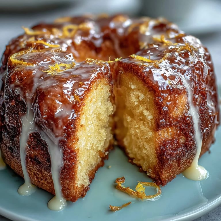 Zesty Lemon Drizzle Loaf Cake with bright lemon flavor, soft crumb, and sweet-tart glaze, ideal for spring gatherings.